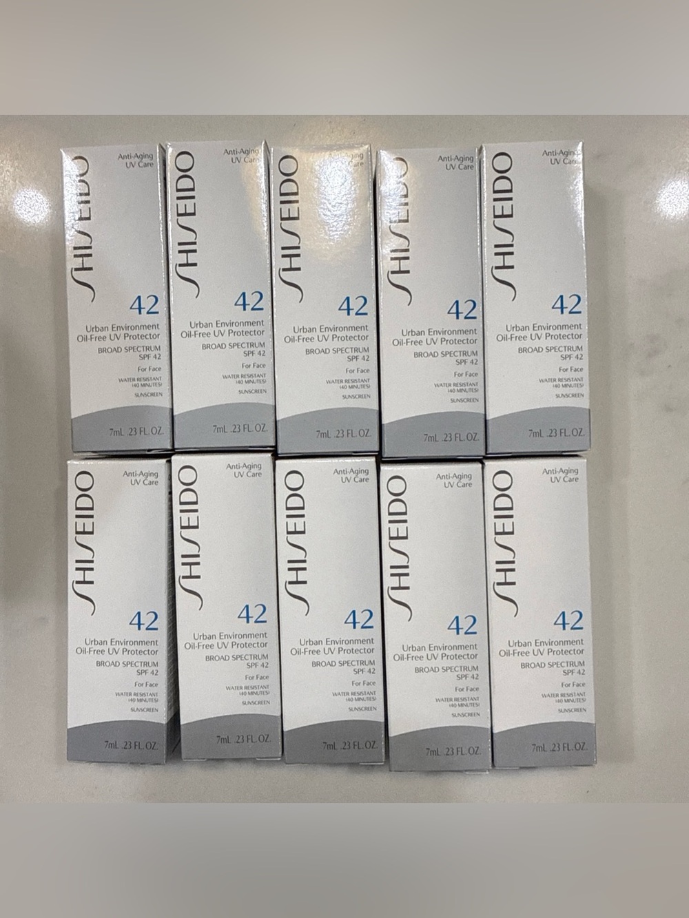10 Shiseido Urban Environment Oil-Free UV Protector SPF 42 .23 oz